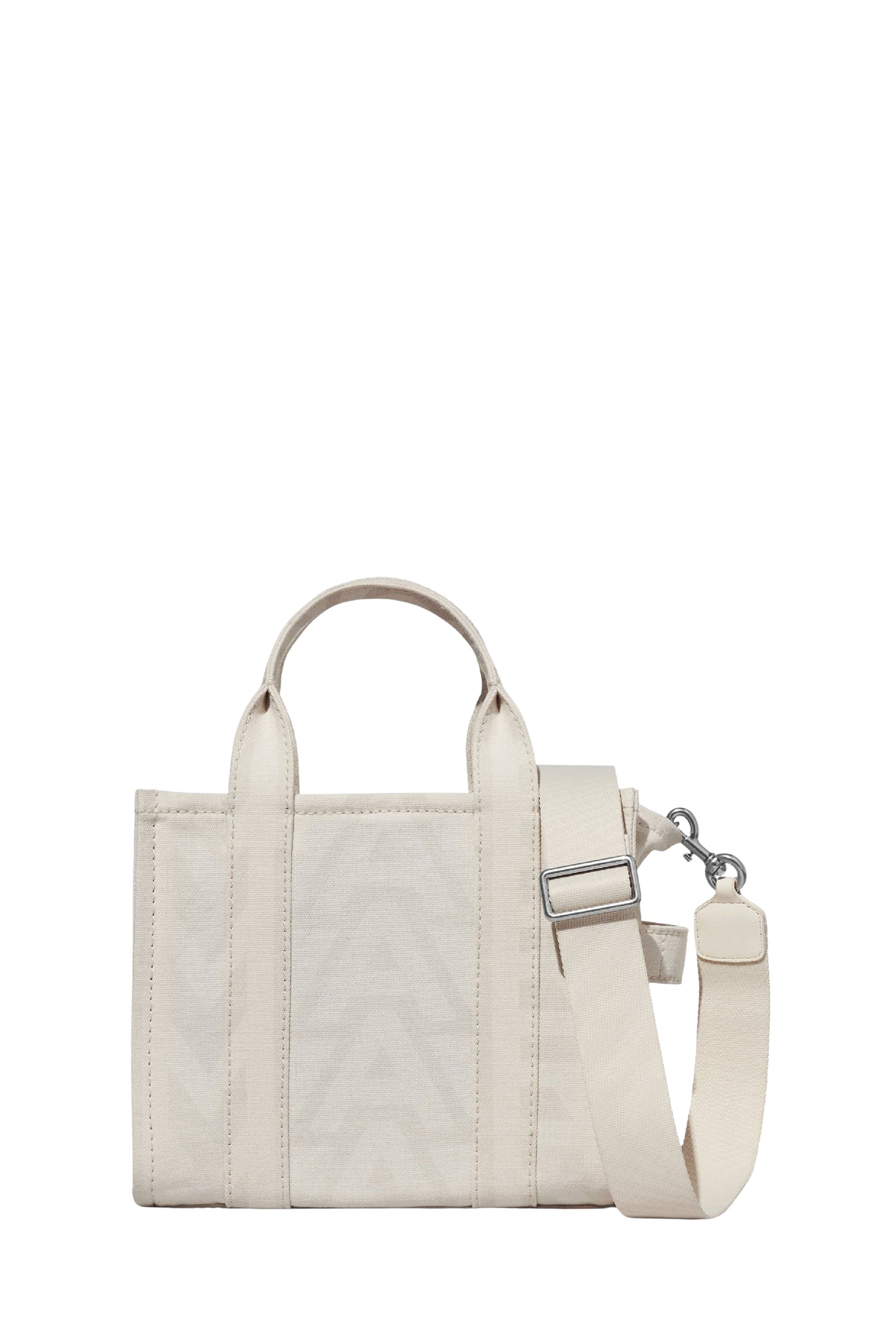 Sac à bandoulière The Tote Bag en toile - Eggshell & Optic White