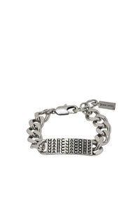 Bracelet à chaîne Id - Aged Silver