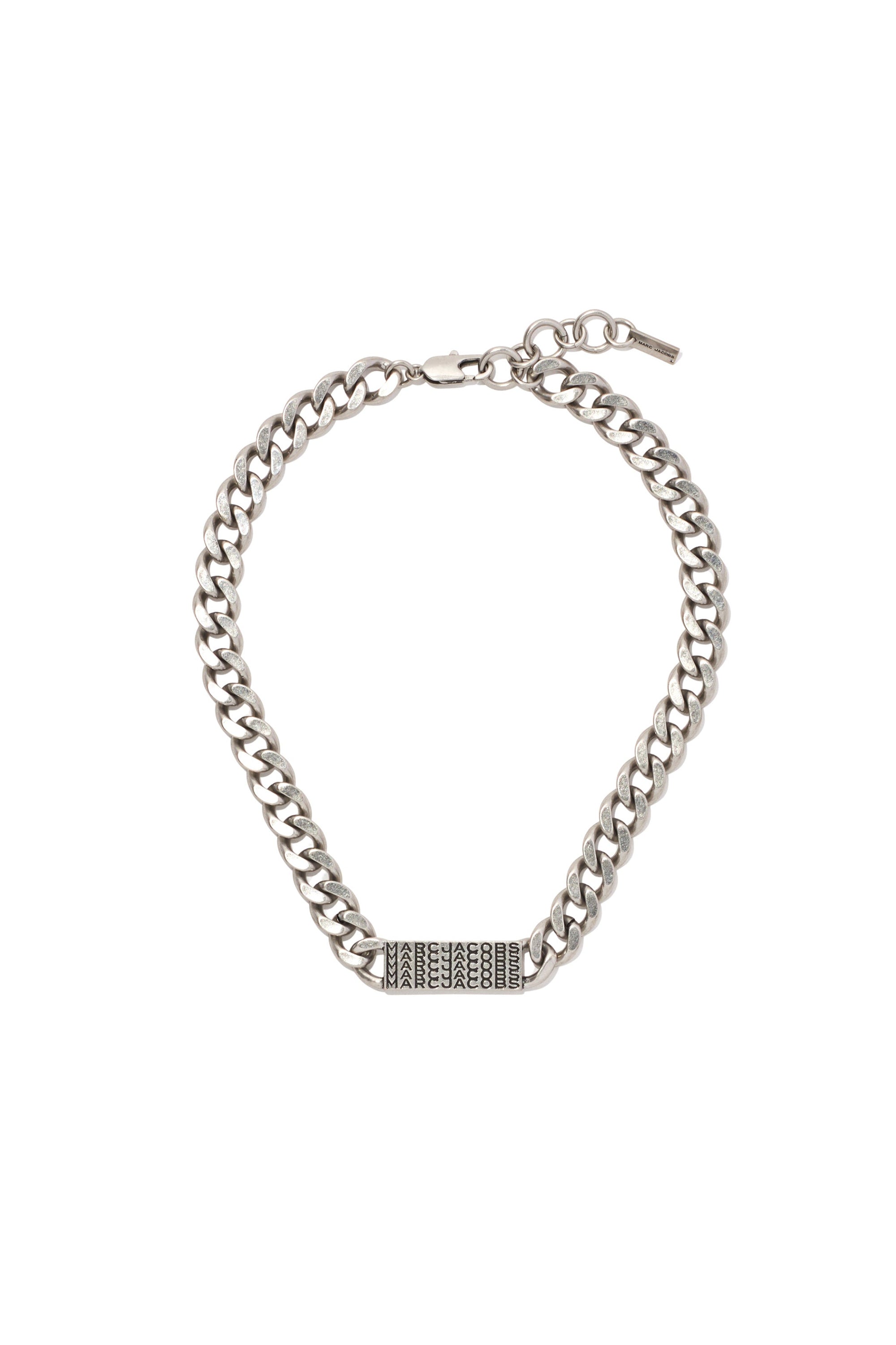 Collier Monogram à maillons en laiton - Aged Silver