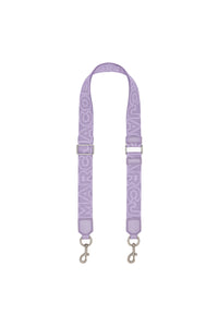 Bandoulière à logo en toile - Lilac