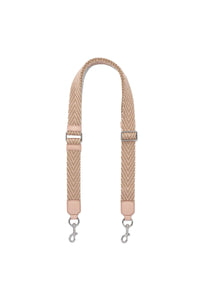 Bandoulière fine tissée - Rose Multicolor