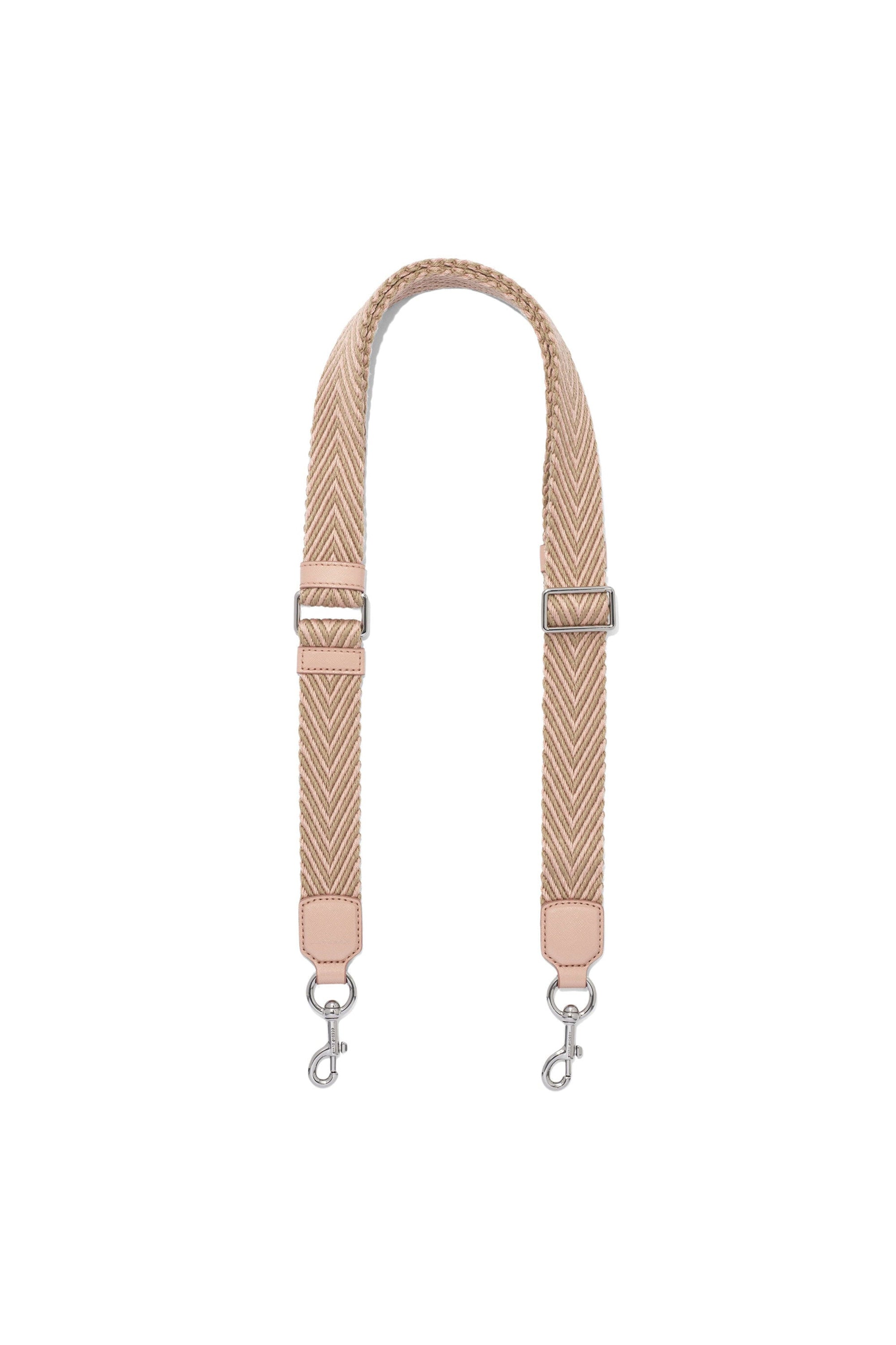 Bandoulière fine tissée - Rose Multicolor