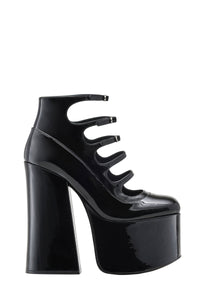 Bottines kiki en cuir - Black