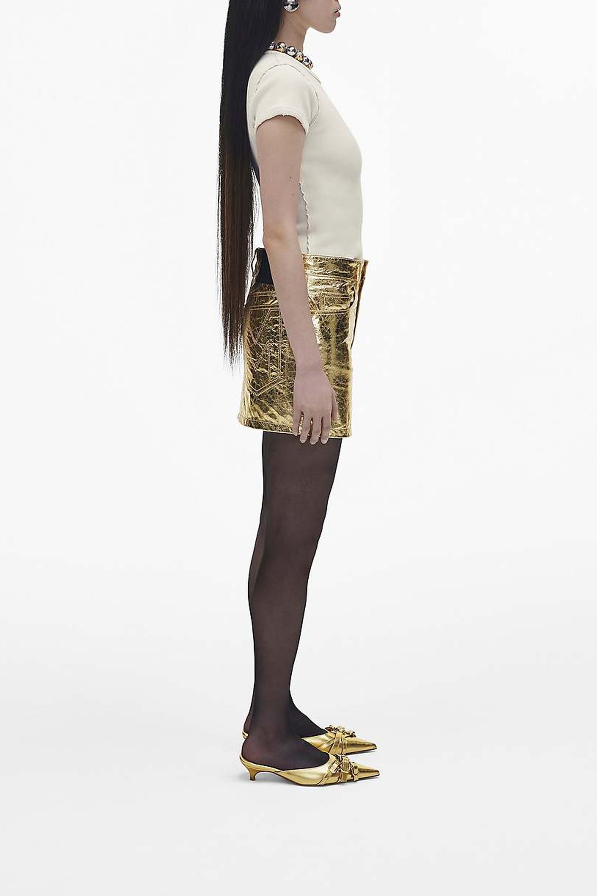 Mules à talons The Emma Kitten 35 en cuir - Pink