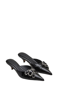 12 / DJV /95€ /11qty-11 /ST 100% /23 TROCA 88,5€   Mules à talons The Emma Kitten 35 en cuir - Black