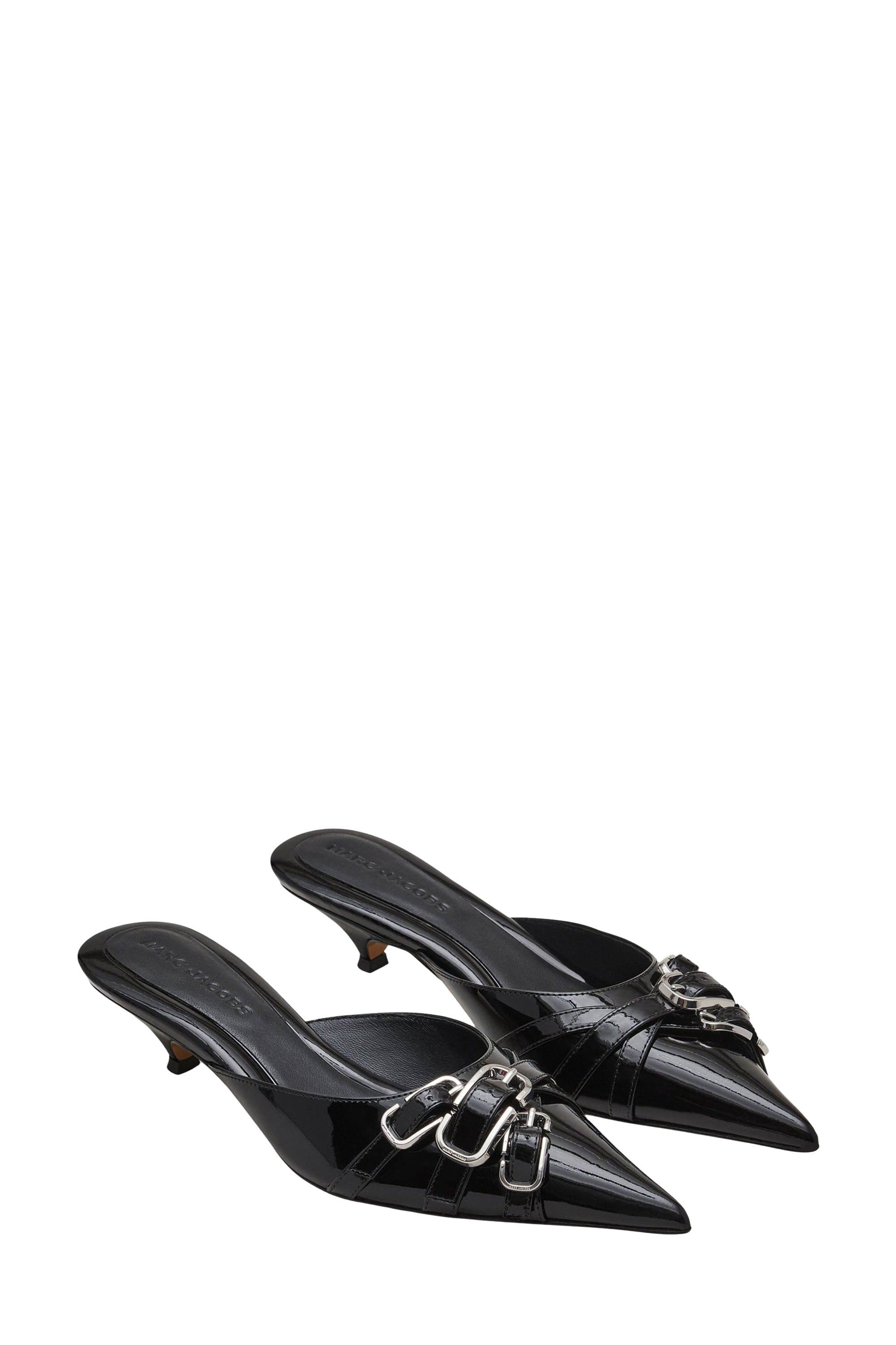 Mules à talons The Emma Kitten 35 en cuir - Black