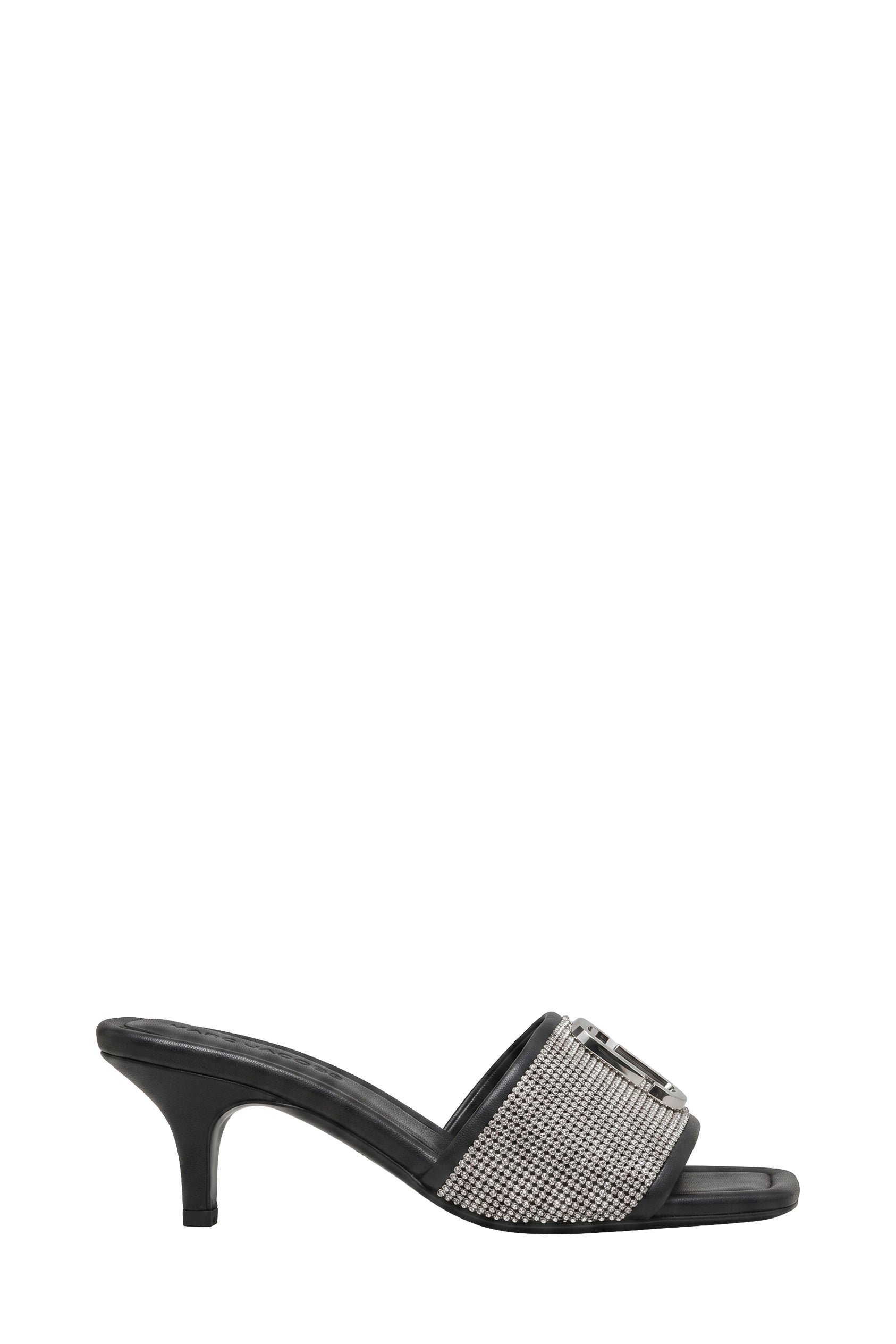 Escarpins Rhinestone J Marc 63 en cuir - Black & Crystal