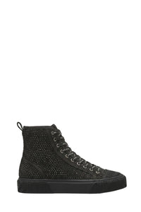 Sneakers montantes à lacets - Noir