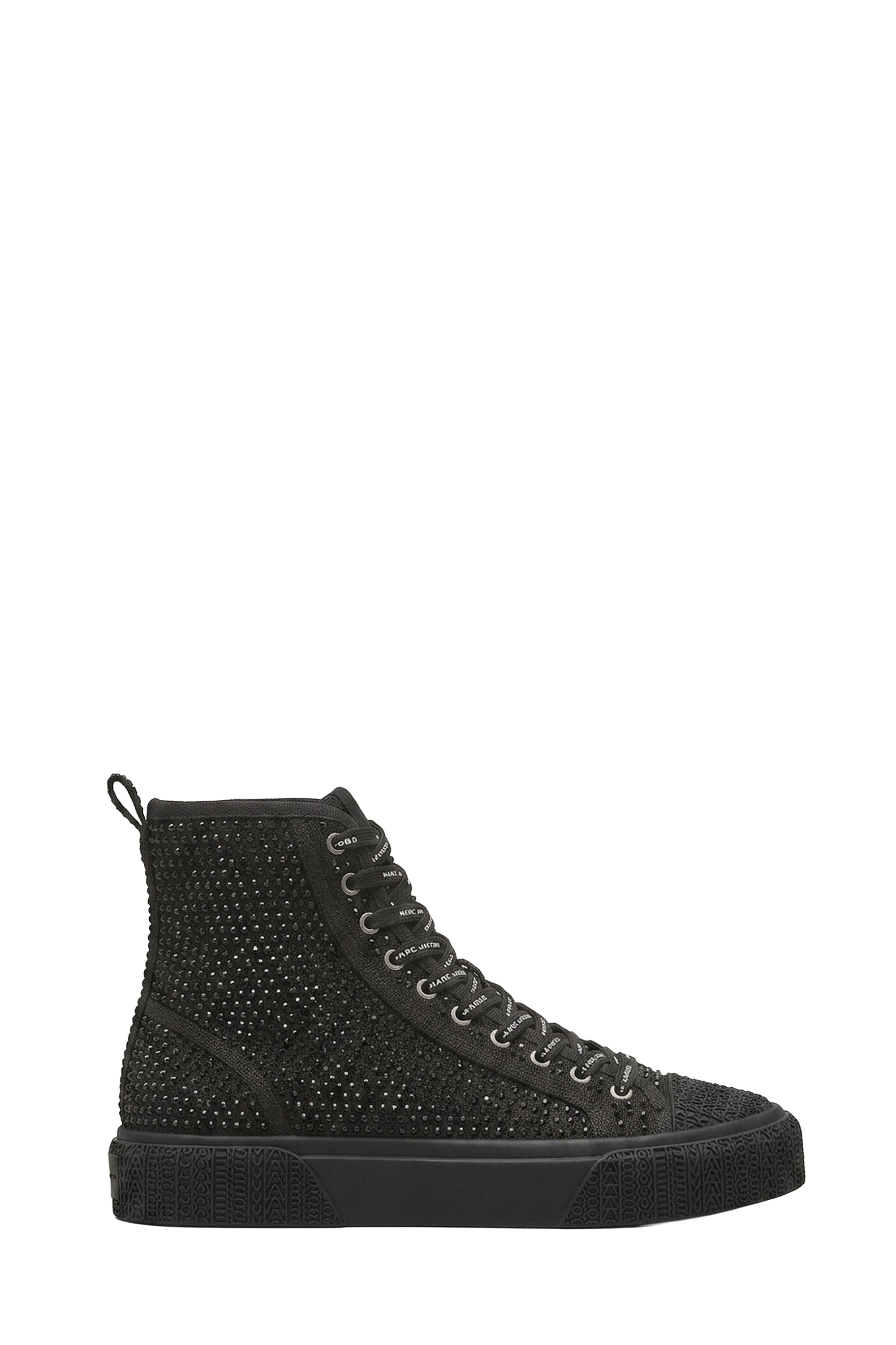 Sneakers montantes à lacets - Noir