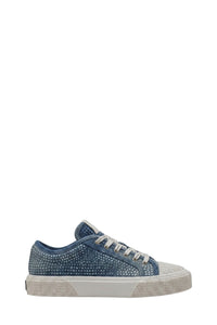 Low denim sneakers - Light Blue Crystal