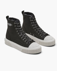 Sneakers montantes à lacets - Black