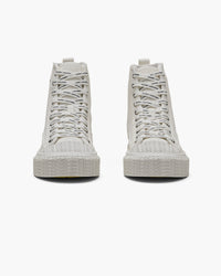 Sneakers montantes à lacets - White