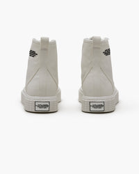 Sneakers montantes à lacets - White