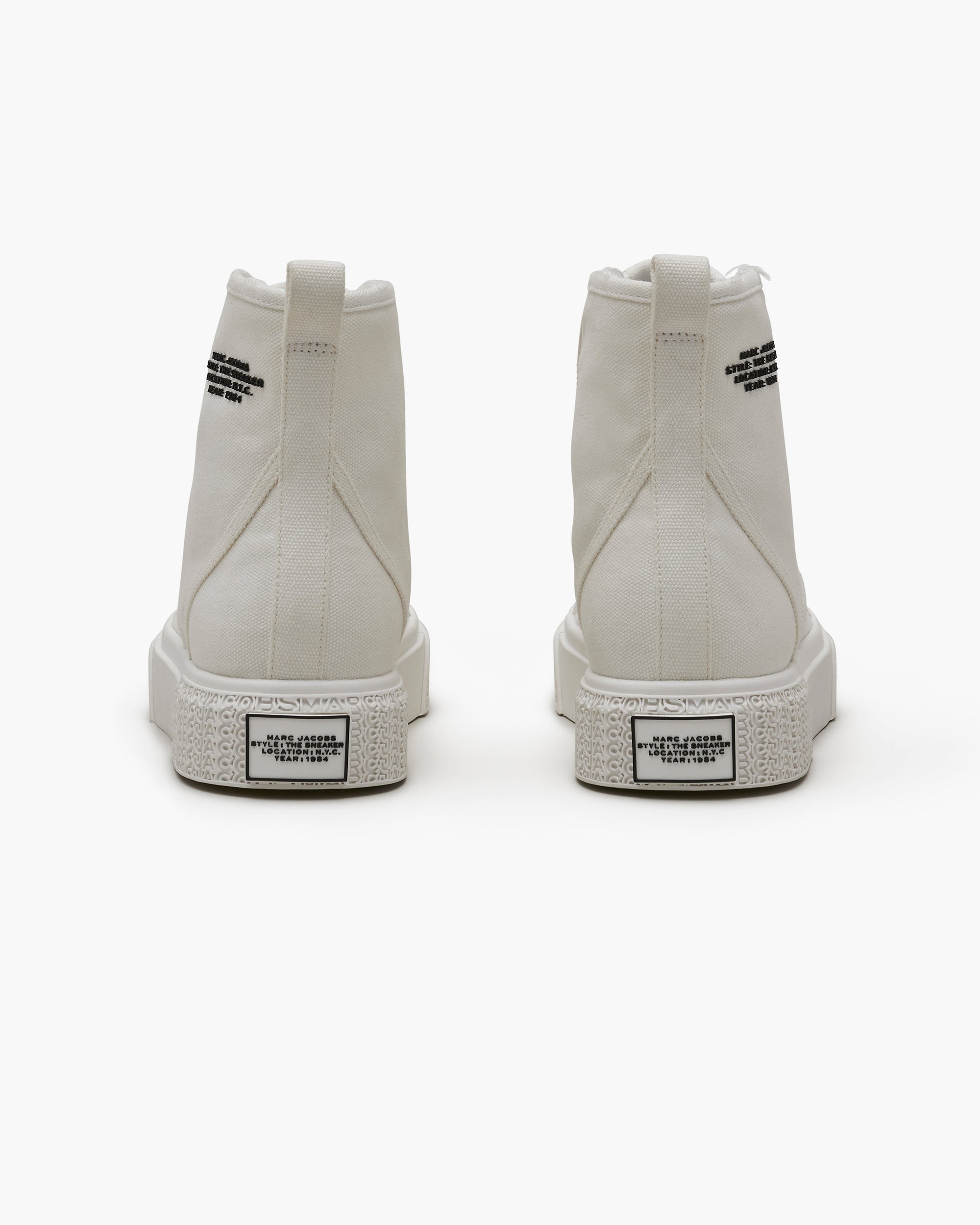 Sneakers montantes à lacets - White