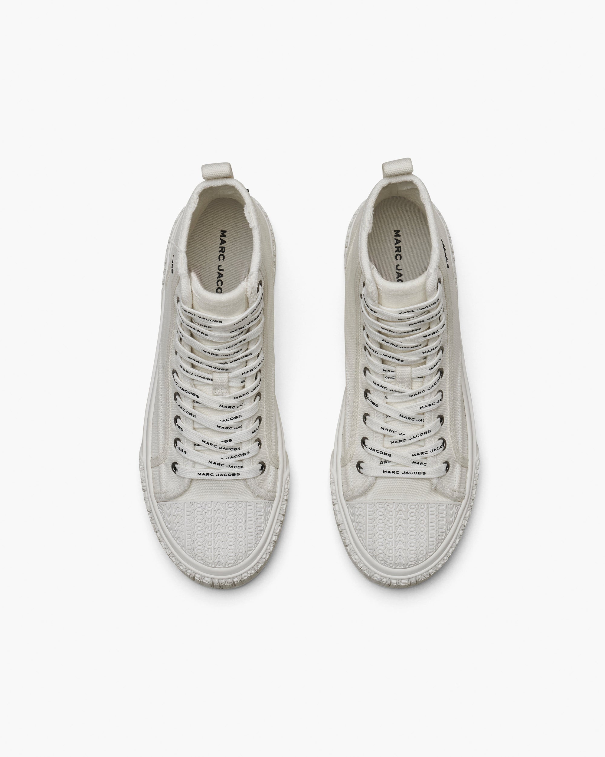 Sneakers montantes à lacets - White