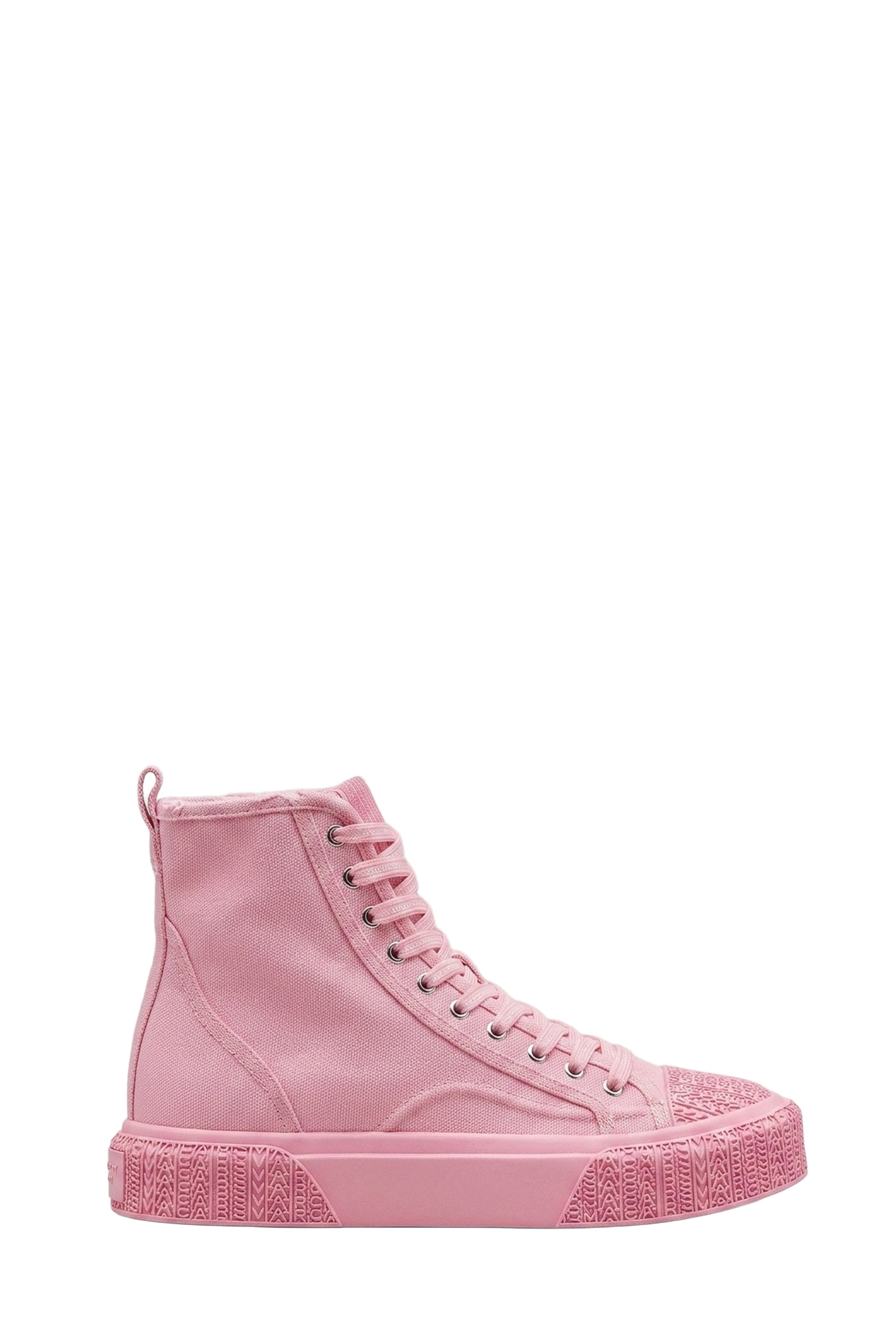Sneakers montantes à lacets - Ribbon Pink