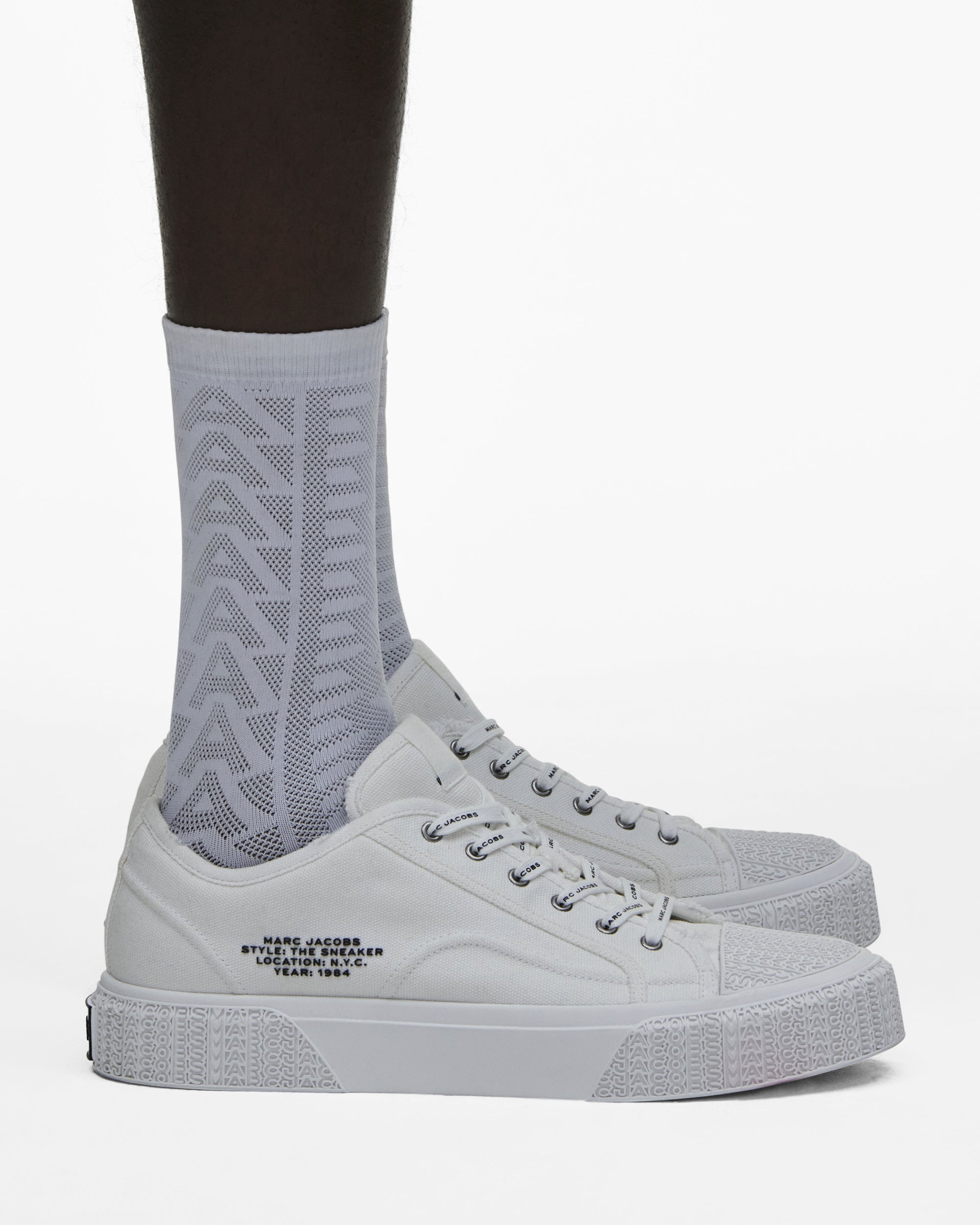 Sneakers basses à lacets - White