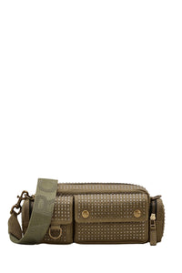 PAS INFO   Sac The Cargo Bag en toile cristal - Slate Green Crystal