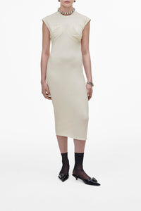 Robe cintrée Grunge Core - Antique White