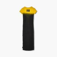 GRUNGE SPRAY SHRUNK TEE DRESS