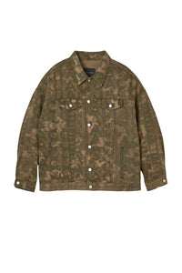 Veste en denim camo - Camo Multicolor