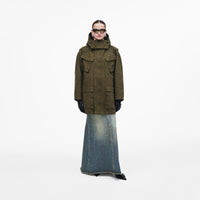 Veste cargo en toile oversize - Kelp