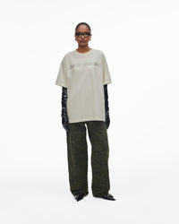 Grand t-shirt cristallisé - Antique White