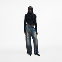 Pull Grunge Hairy Pointed - Black