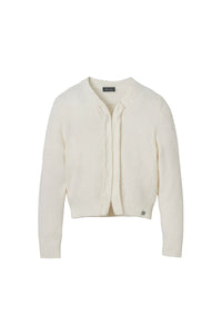 Pilled wool cardigan - Cream