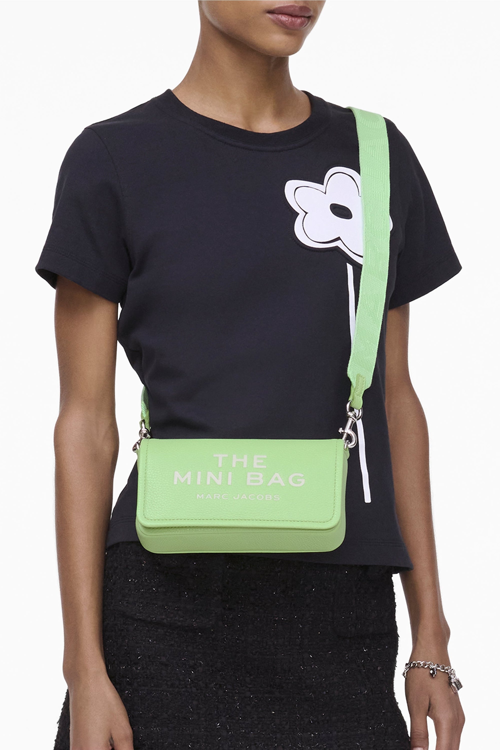Sac The Mini en cuir - Peppermint