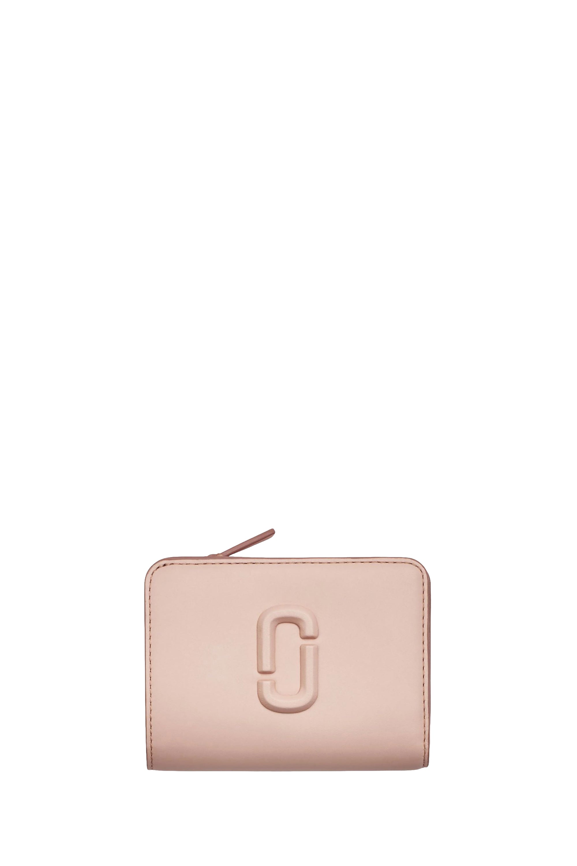 Portefeuille Compact en cuir - Rose