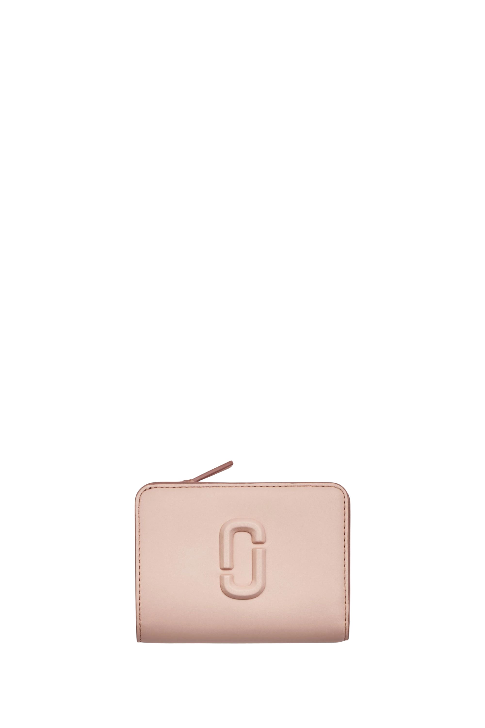 Portefeuille mini J Marc en cuir - Pink
