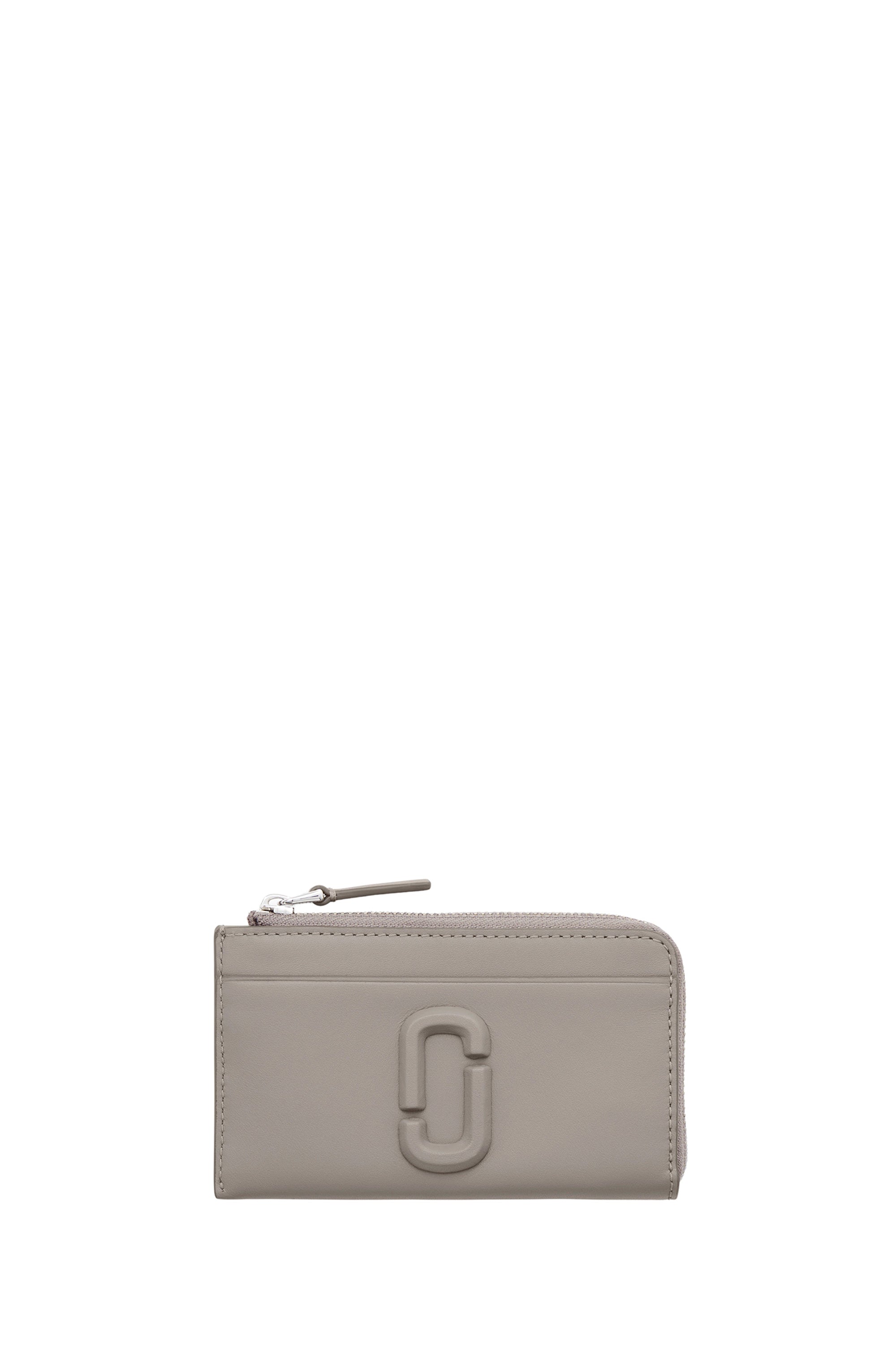 Portefeuille The Wallet en cuir - Cement
