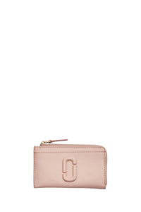 Portefeuille The Wallet en cuir - Rose
