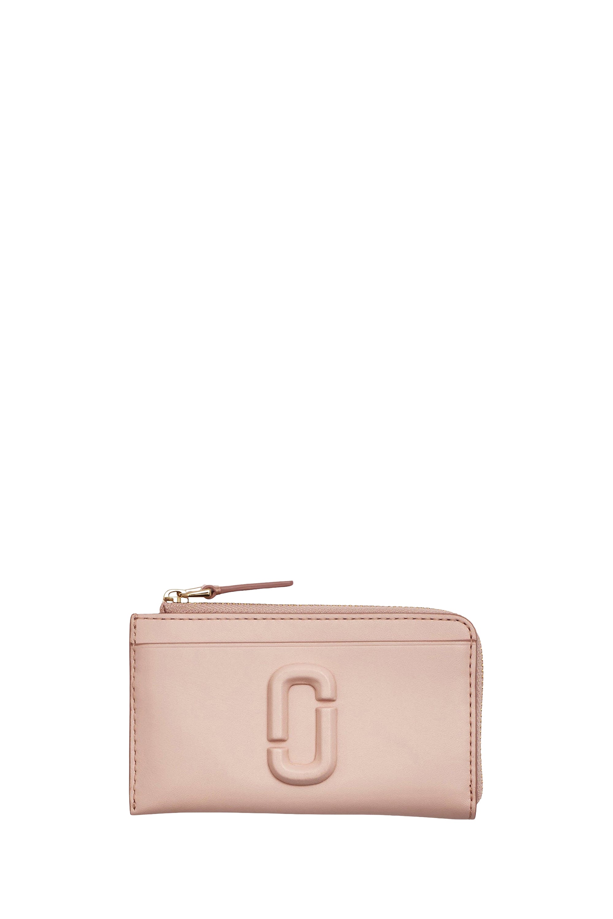 Portefeuille The Wallet en cuir - Rose