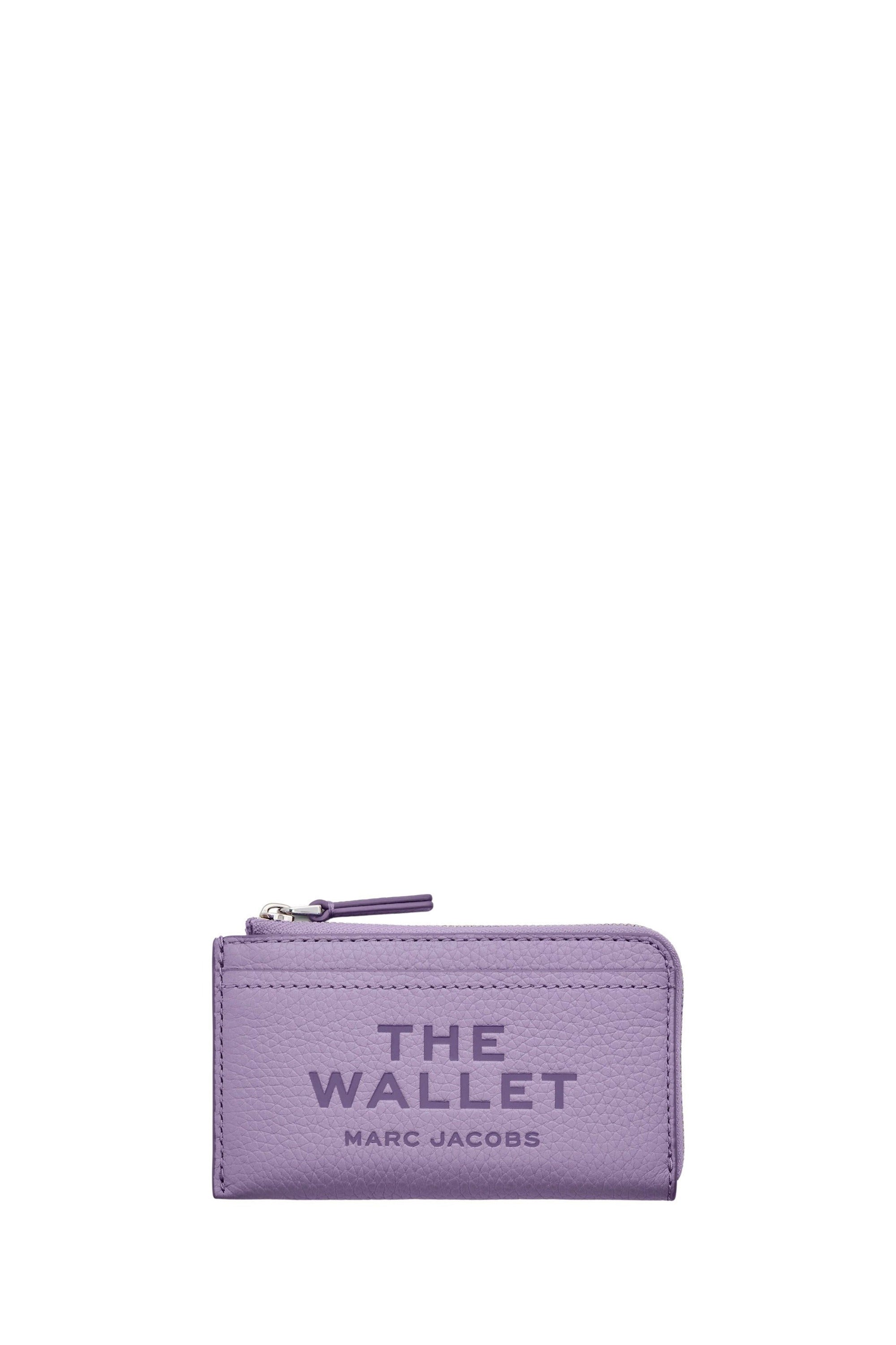 Portefeuille The Wallet en cuir - Lilac