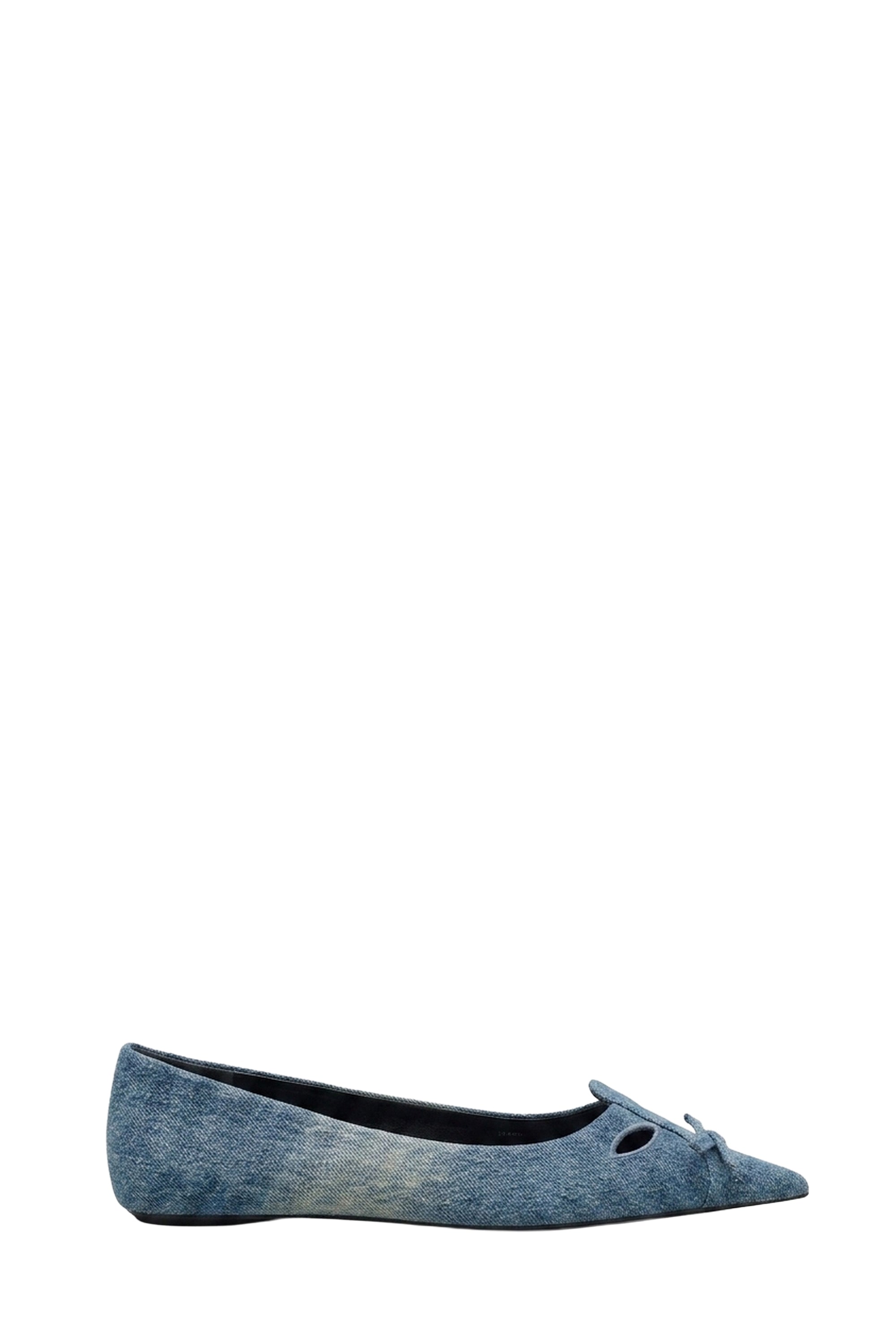 Ballerines pointues Kat en denim - Blue