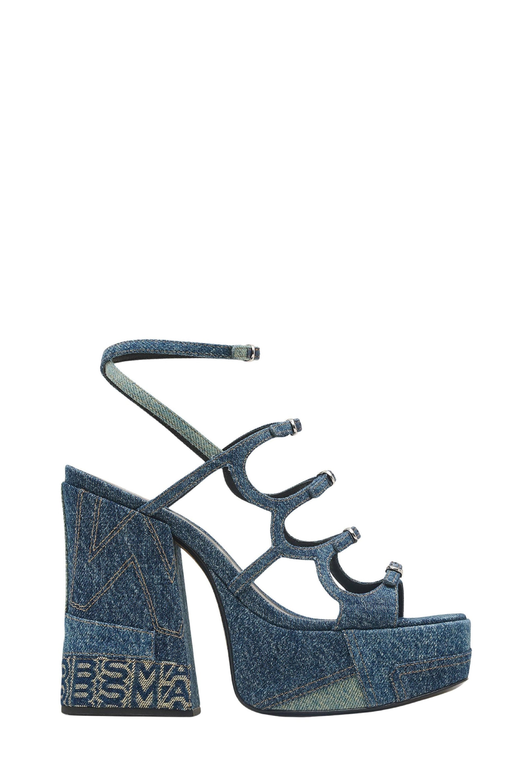 Sandales à plateforme kiki - Indigo Multicolor