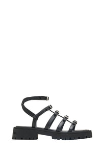 1 NEW / 6 TROCA /105€   Sandagladiator kiki en cuir - Black