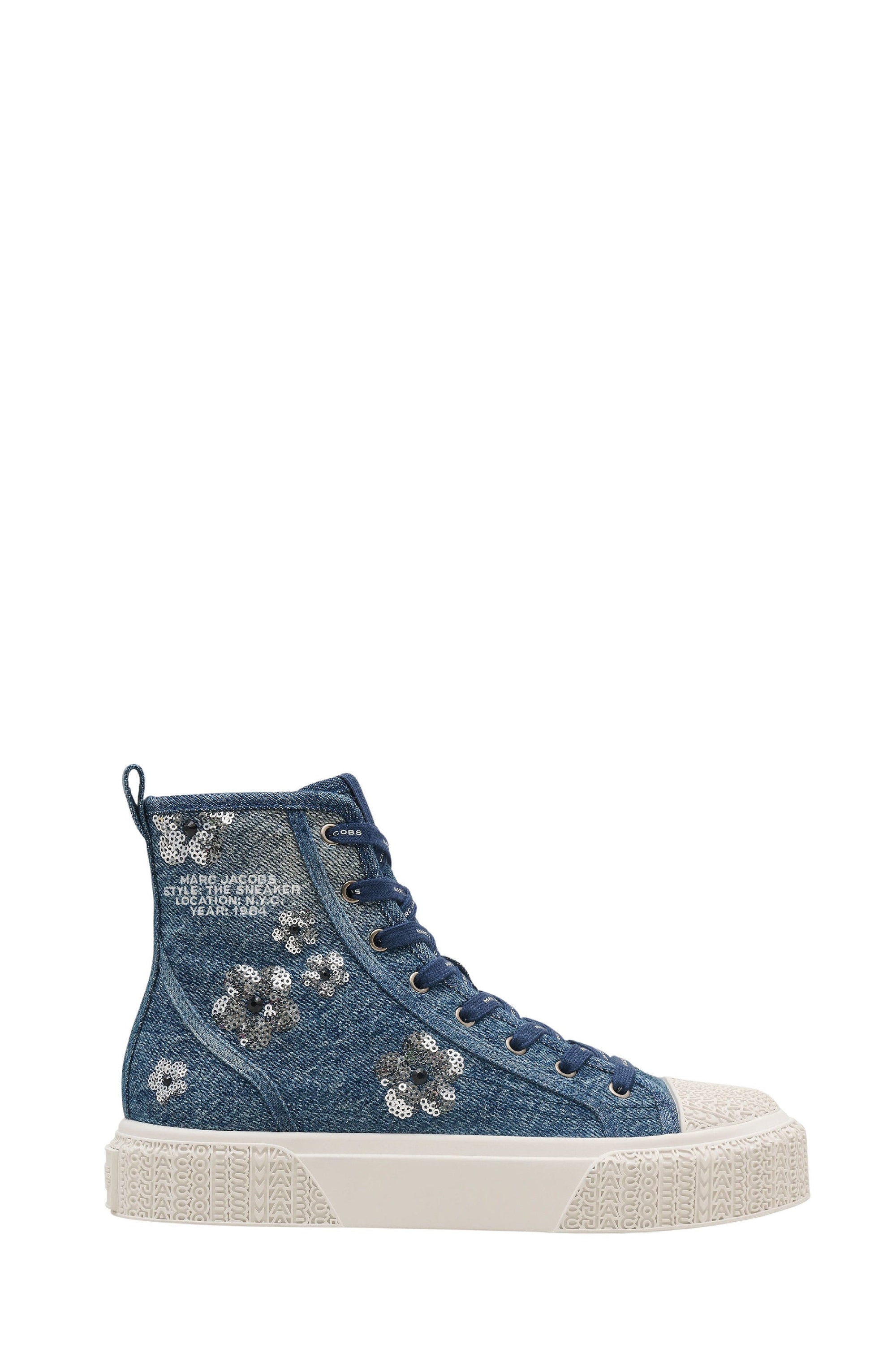 Baskets à sequin en denim - Vintage Indigo