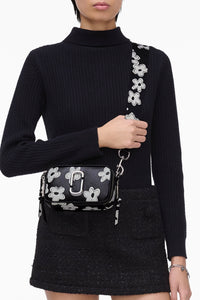 Sac à bandoulière Snapshot en cuir - Black & White