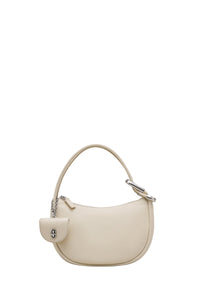 17 / DJV /150€ /20qty-20 /ST 100% /29 TROCA 142,5€   Sac Hobo avec anse nouée en cuir - Cloud White