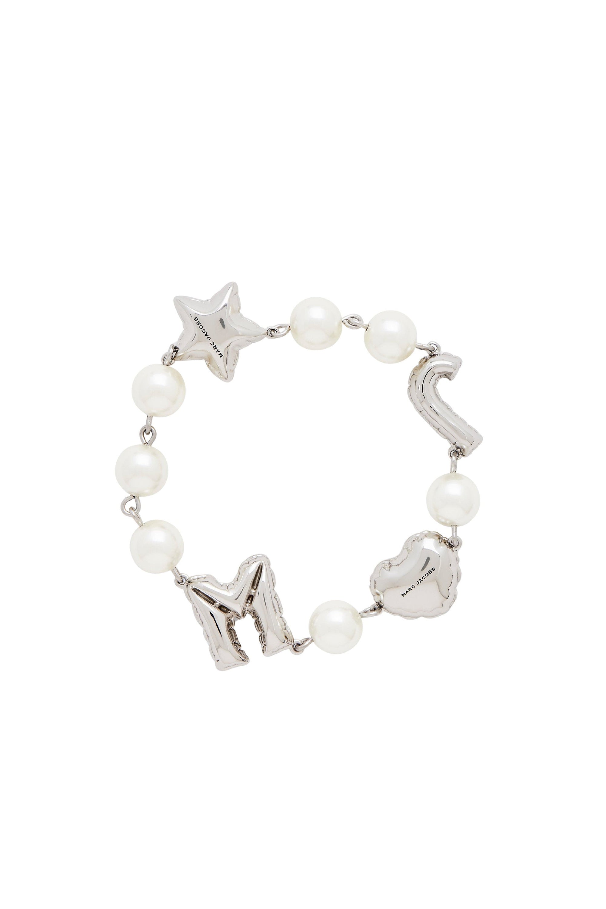 1 NEW / 7 TROCA /34,5€   Bracelet Mj Ballon perle en laiton - Silver