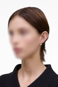 Boucles d'oreilles Bouton en laiton - Gold & Mop