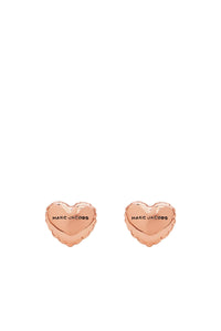 Boucles d'oreilles Ballon Heart en laiton - Antique Rose Gold