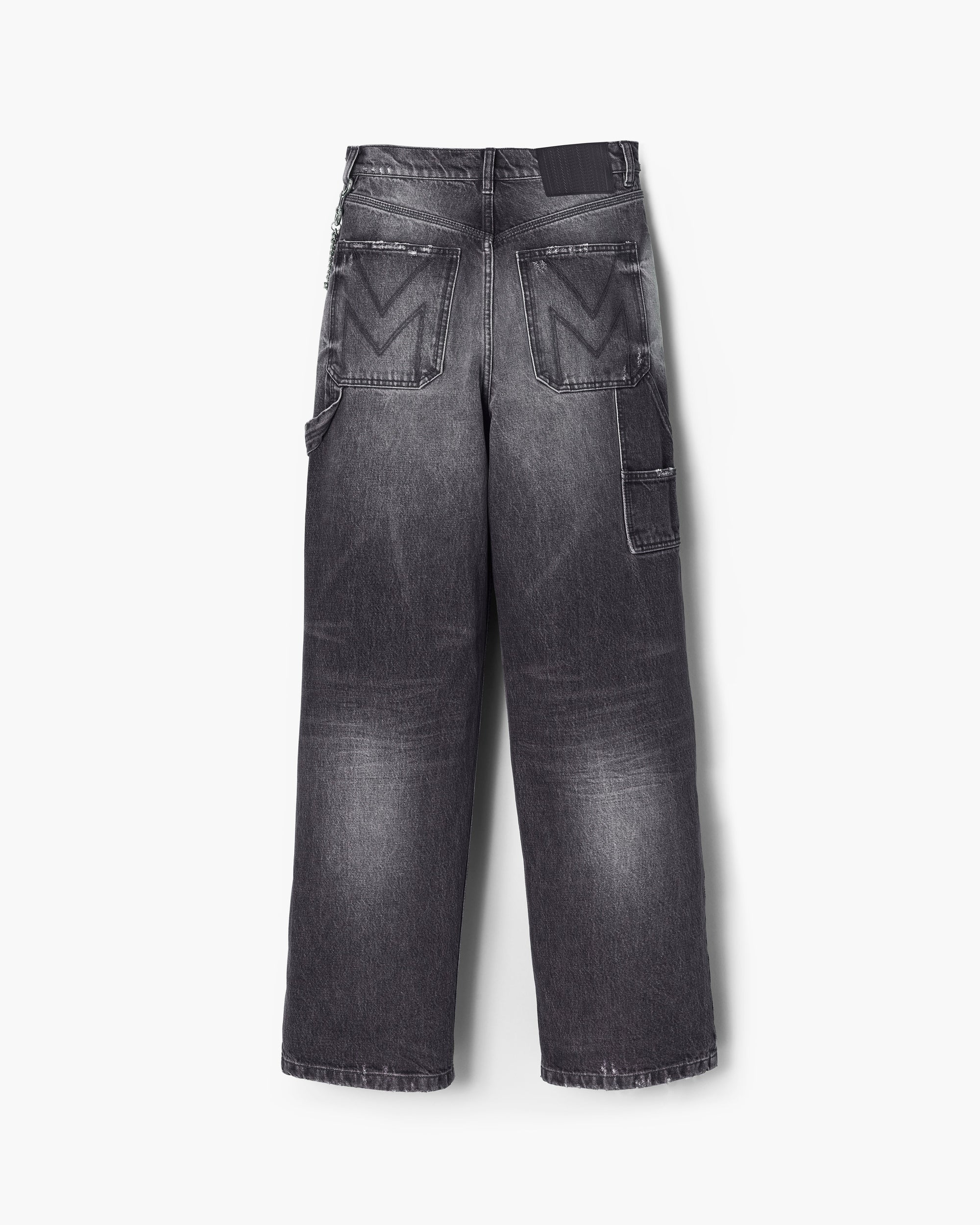 Pantalon oversize en denim - Bleached Black