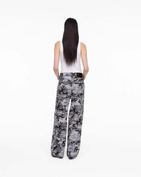 Pantalon Camo oversize en denim - Gris