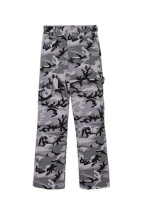 Pantalon Camo oversize en denim - Gris