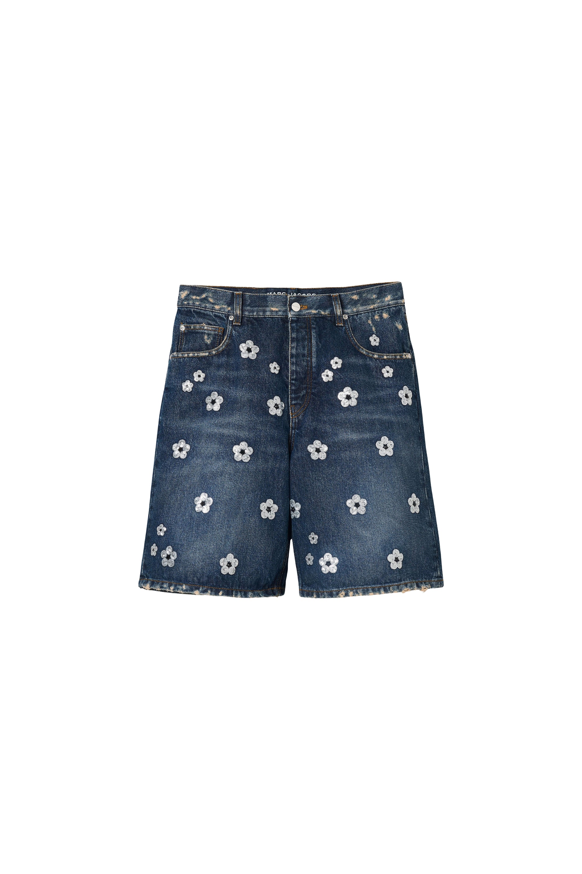 Short à jambes larges à sequins - Vintage Indigo