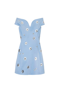Robe à sequins Daisy - Sky Blue